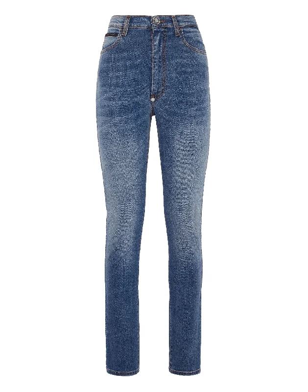 Doorbuster Deal Denim Trousers Super High Waist Jegging