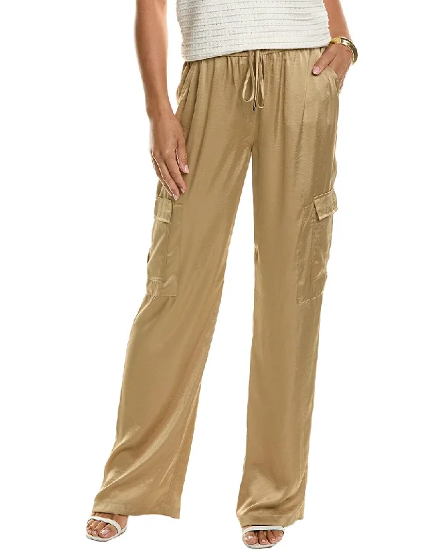 Best Seller Elie Tahari Relaxed Satin Cargo Pant