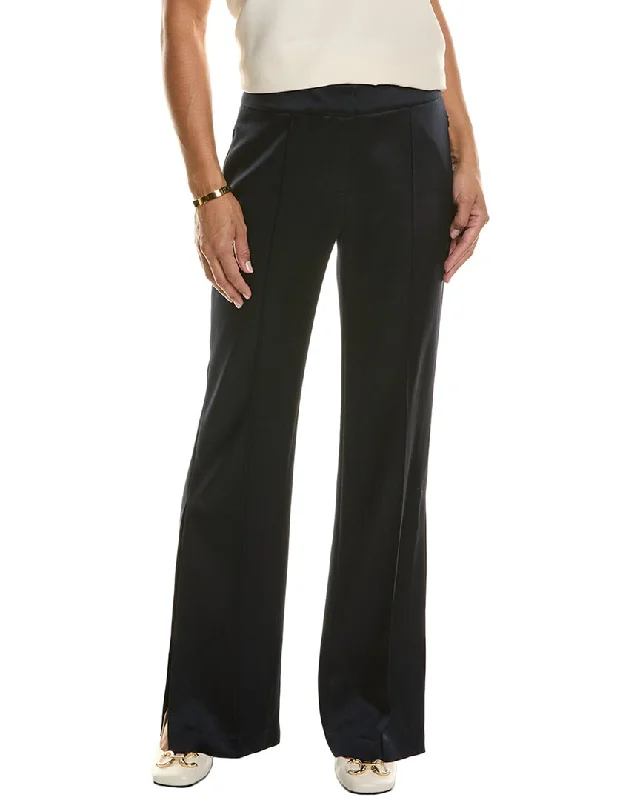 Hot Deal Elie Tahari Satin Side Slit Pant