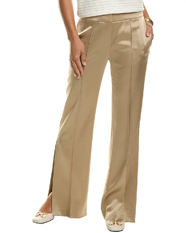 Limited Time Offer Elie Tahari Satin Side Slit Pant