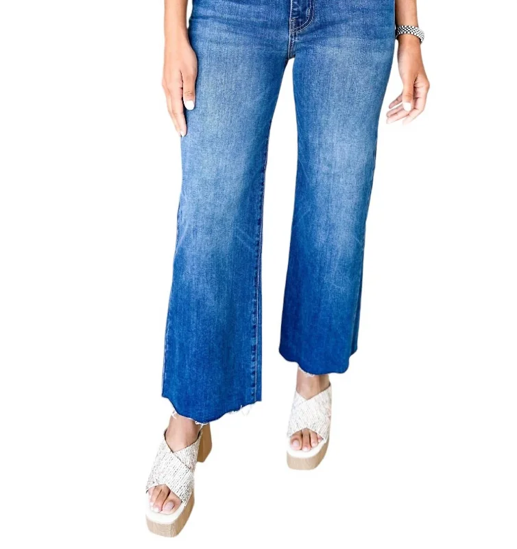Limited Availability Genoa Wide Leg In Medium Wash