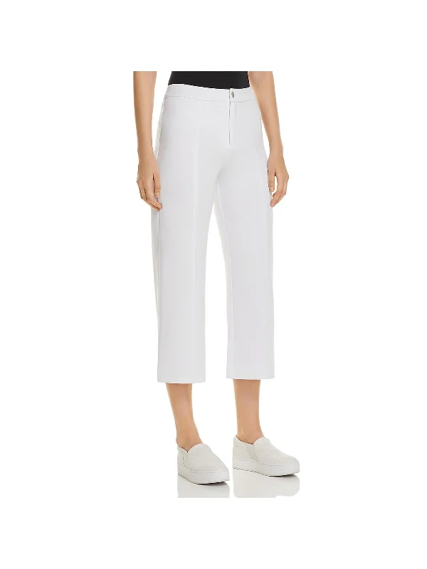 New Deals Jackie Womens High-Waist Wide Leg Cropped Pants