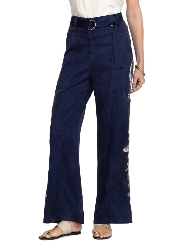 Steals and Deals Johnny Was Amika Belted Wide Leg Pant