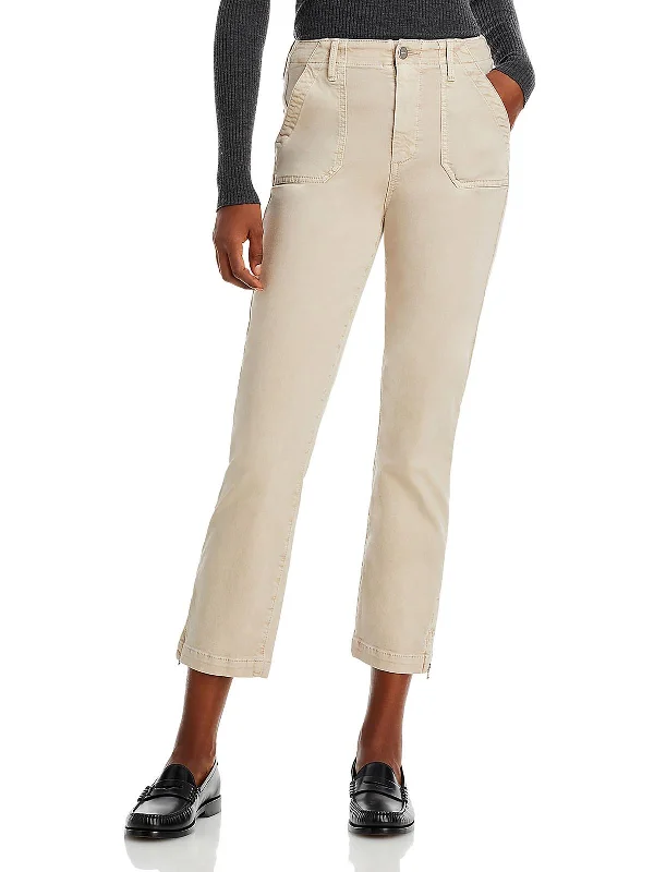Price Rollback Jolie Womens High Rise Cargo Straight Leg Jeans