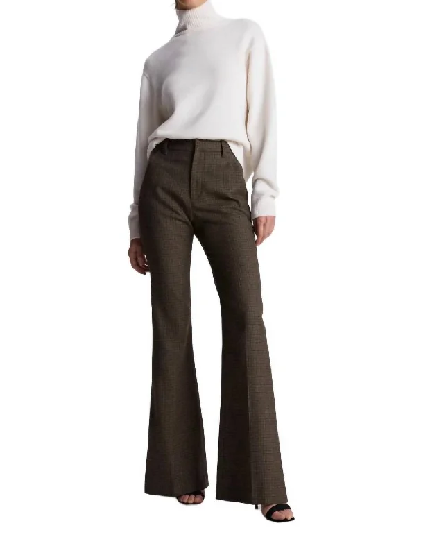 Take Advantage Maizie Pant In Tan/olive