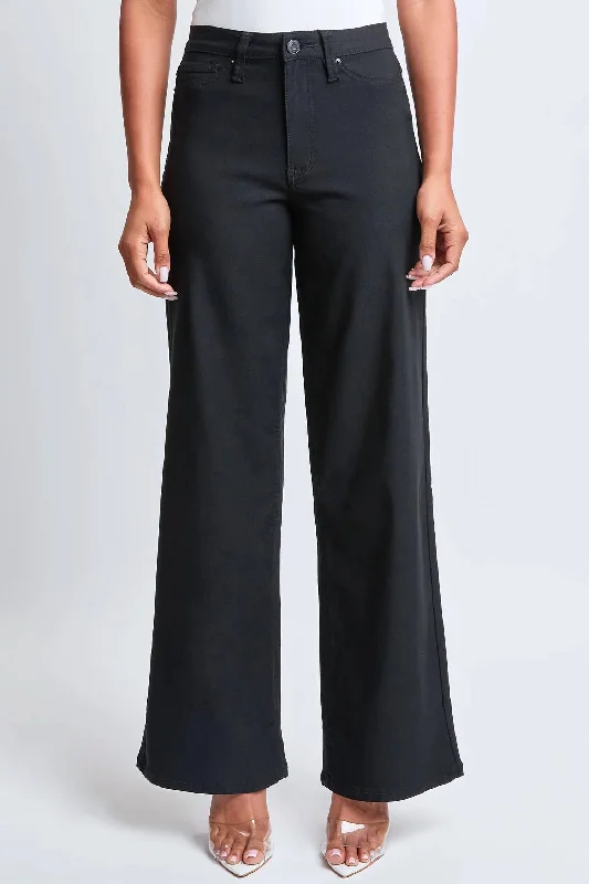 Year-End Sale Missy High-Rise Hyperstretch Wide Leg Jeans In Black