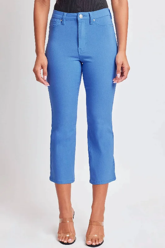 Crazy Deals Missy High-Rise Hyperstretch Wide Leg Jeans In Blue Bay