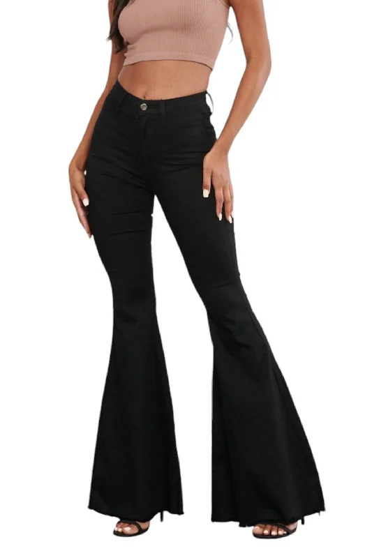 Out And About Flare Pants In Black