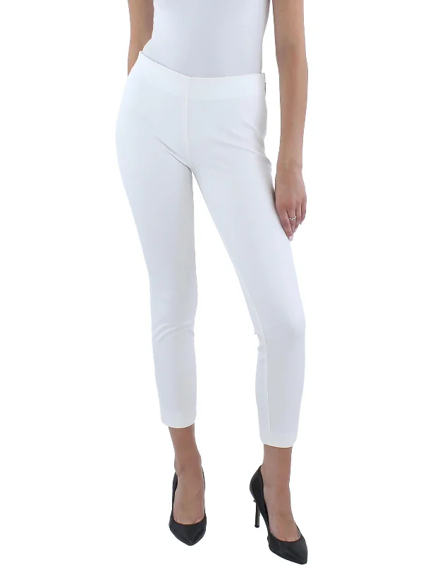 Petites Womens High Rise Stretch Skinny Pants