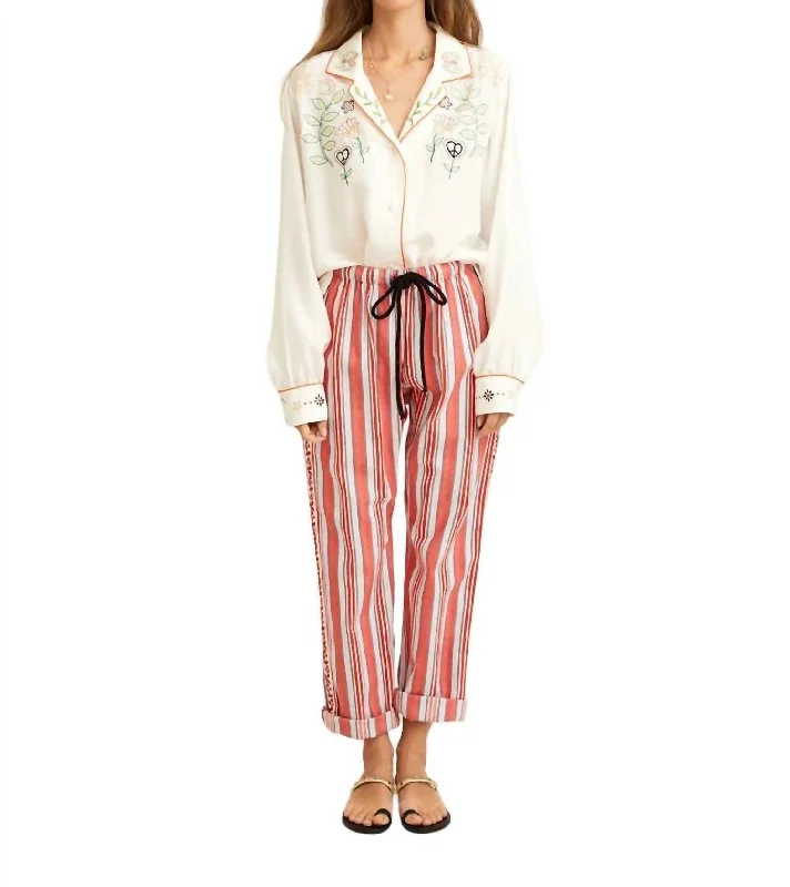 Fantastic Offers Pirate Pant In Red Stripes