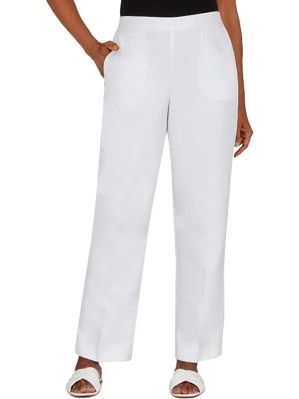 Steals and Deals Plus Womens Traditional Fit Work Wear Wide Leg Pants