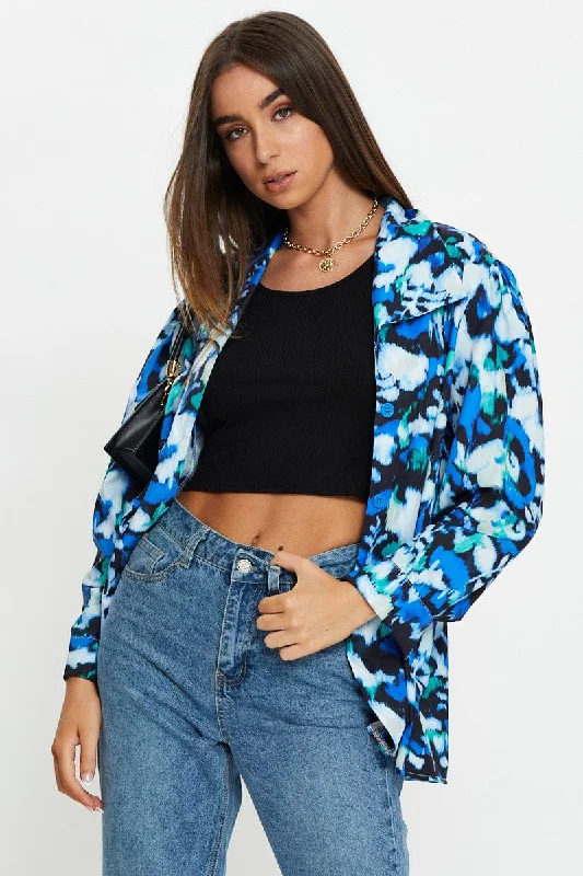 Midnight Madness Print Shacket