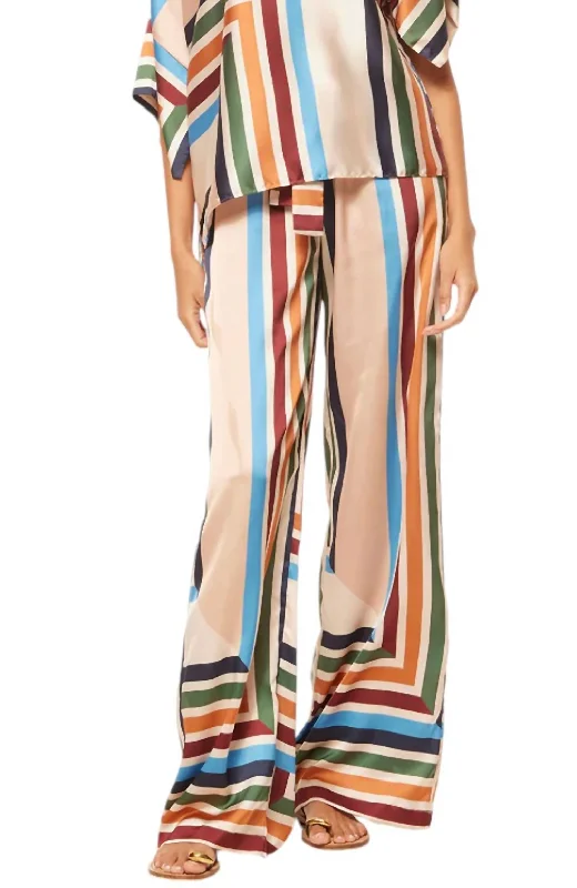 Final Clearance Reshma Pants In San Miguel Stripe