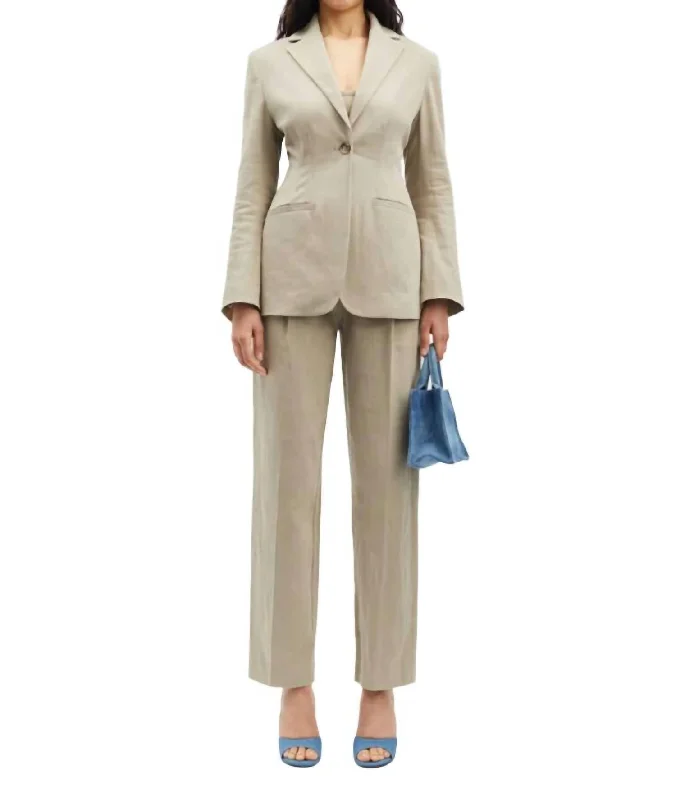 Closeout Saagneta Trouser In Chinchilla