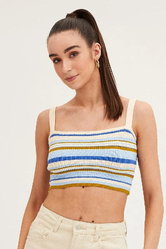 Bargain Blast Stripe Knit Top
