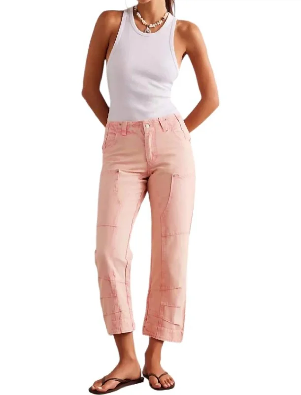 Extra Savings Supersonic Slim Pants In Coral Pink