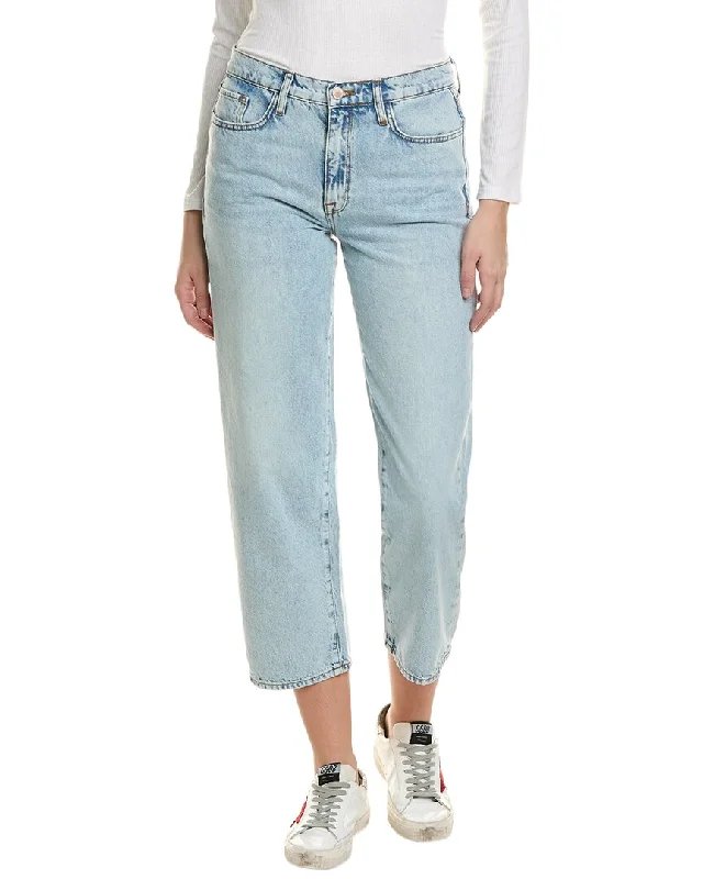 Price Cut Triarchy Kelly Spring Indigo Cropped Straight Jean