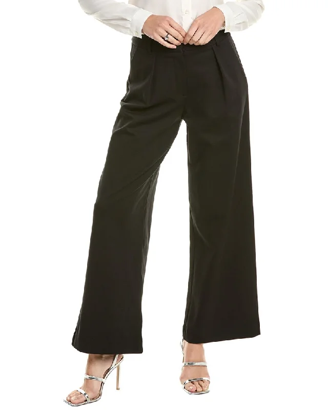 Members Only Velvet by Graham & Spencer Leona Wide Leg Ponti Pant