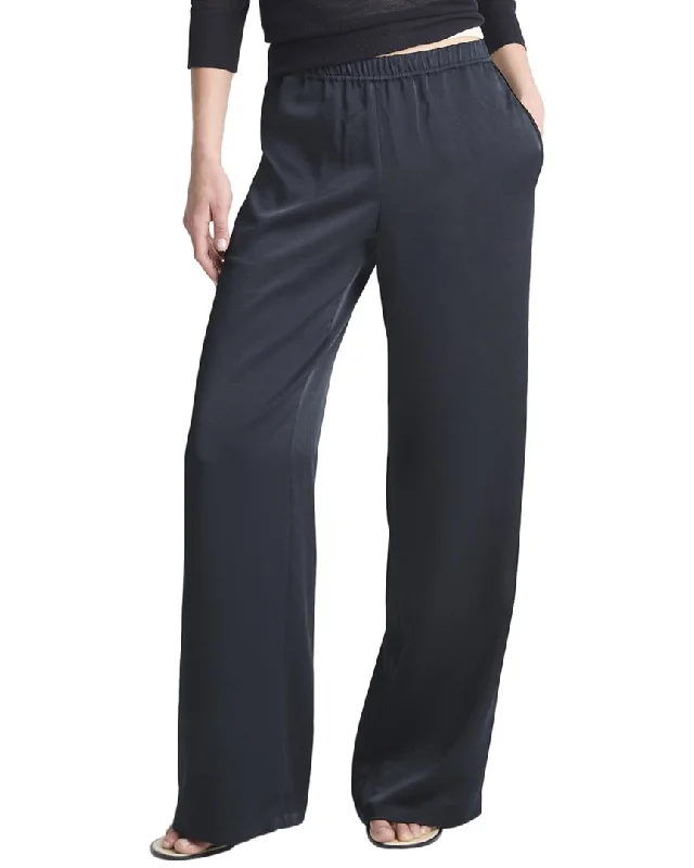 Exclusive Online Offer Vince Mid Rise Side Strap Wide Leg Pant