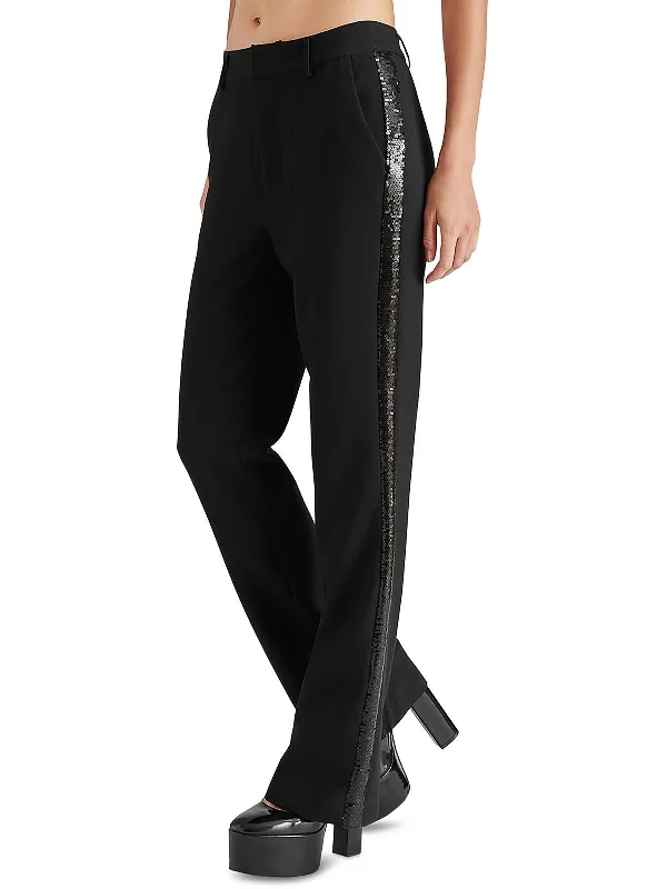 Unmissable Offer Waverly Womens Sequined Stripe Flared Pants