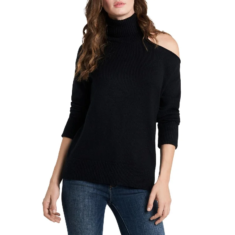Discount Extravaganza 1.State Womens Cold Shoulder Long Sleeve Turtleneck Sweater