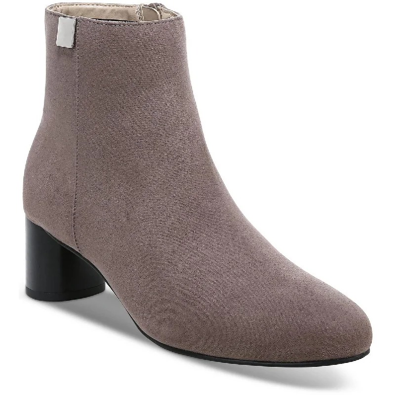 Savings Spectacular Alfani Womens Sylus Faux Suede Almond Toe Booties