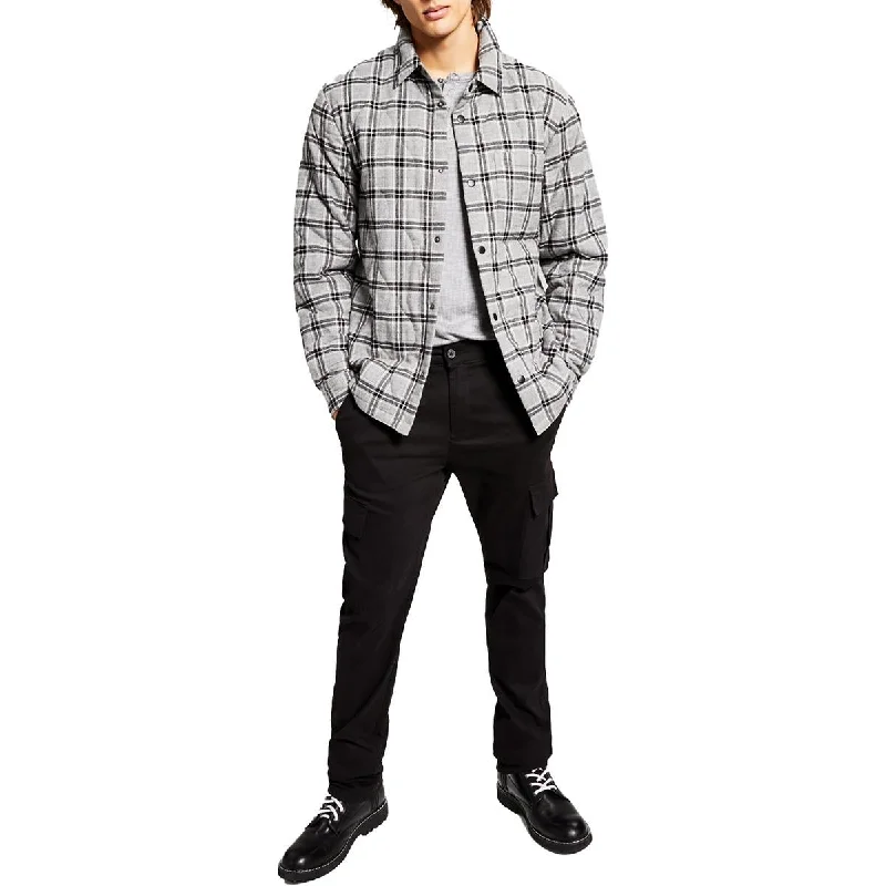 Deal Dash And Now This Mens Flannel Plaid Shirt Jacket