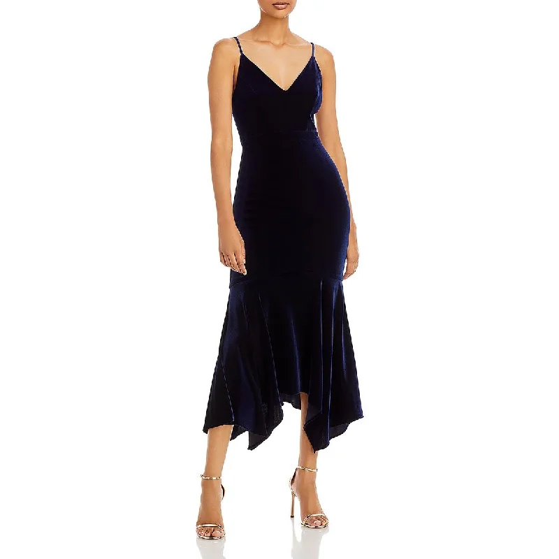Limited Stock Aqua Womens Zipper Evening Dress