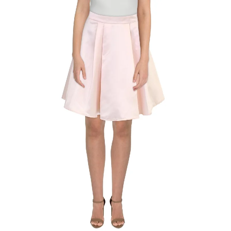 B. Darlin Womens Juniors Pleated Party A-Line Skirt