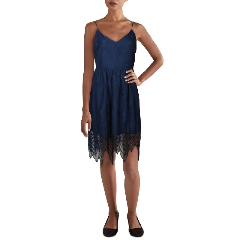 BB Dakota Womens Lace Midi Cocktail and Party Dress