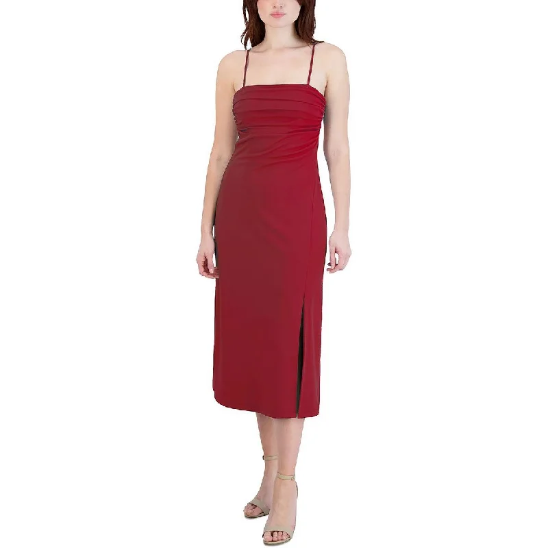 Sale Event BCBGeneration Womens Open Back Midi Cocktail and Party Dress