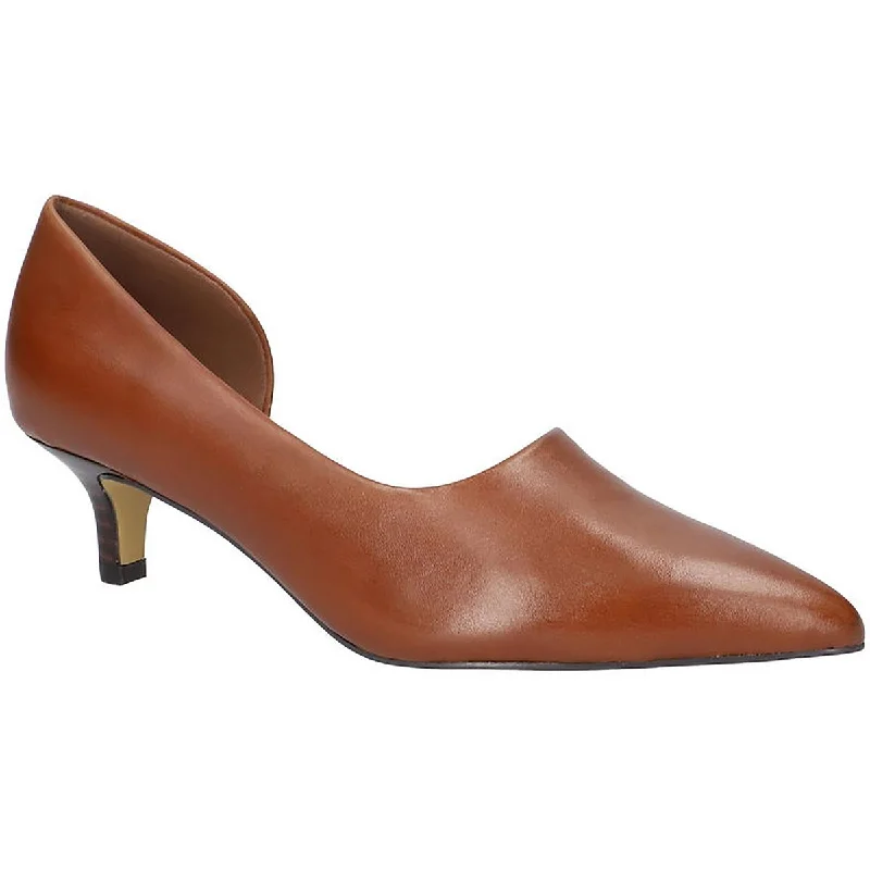 Must-Have Deals Bella Vita Womens Quilla Leather Pointed Toe D'Orsay Heels