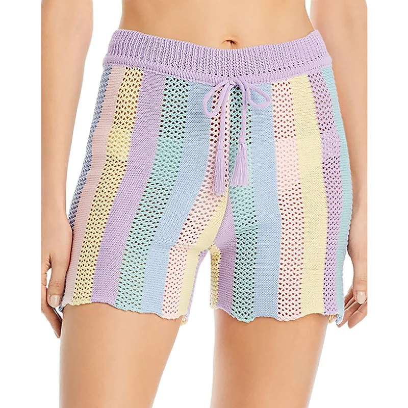 Inventory Reduction Capittana Womens Knit Stretch Casual Shorts