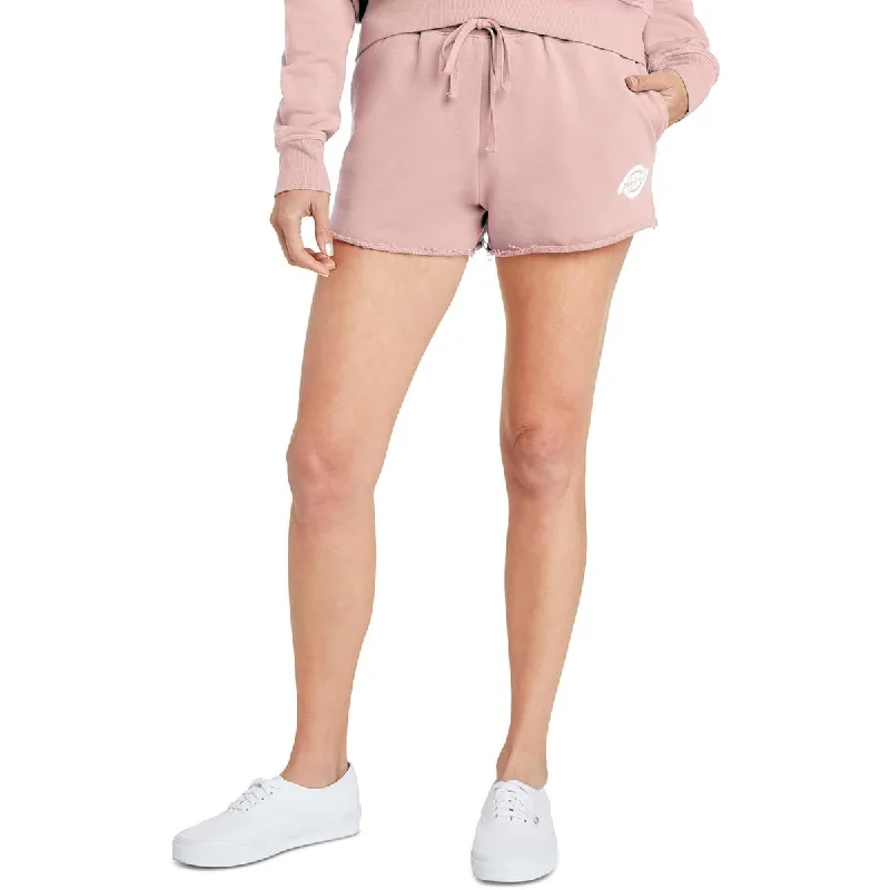 Savings Event Dickies Womens Juniors Cotton Raw Hem Bermuda Shorts