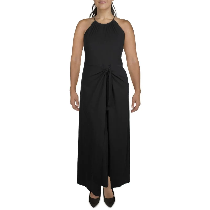 Limited Stock DKNY Womens Sleeveless Layered Jumpsuit