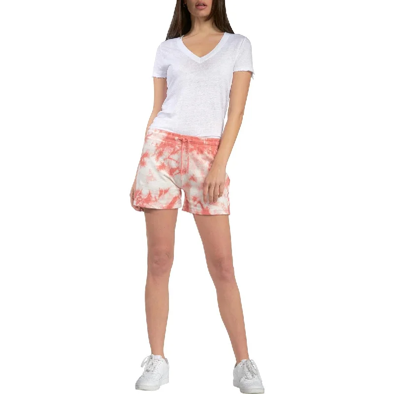 Elan Women's Tie Dye Drawstring Loungewear Shorts