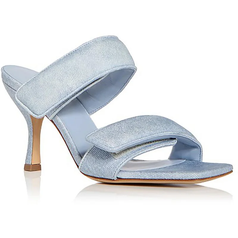 Can't Miss Gia X Pernille Teisbaek Womens Perni 03 Leather Slip-On Heels