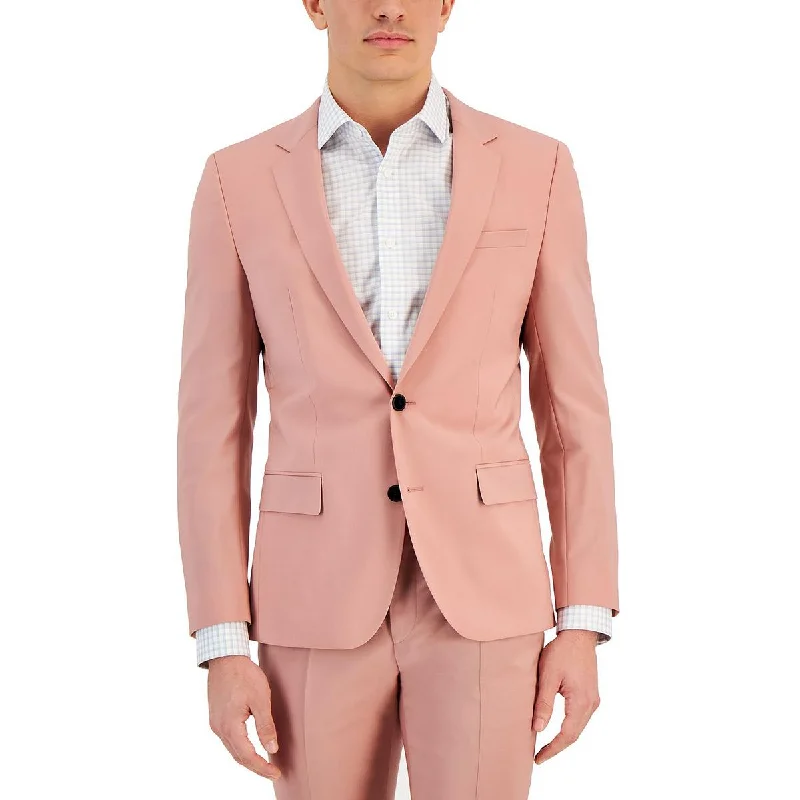 Huge Discounts Hugo Mens Wool Blend Long Sleeves Two-Button Blazer