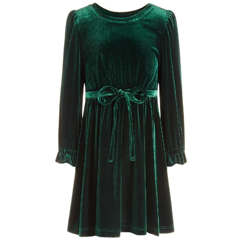 Savings Galore INC Girls Velvet Short Mini Dress
