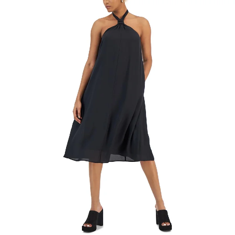 Extra Savings INC Womens Party Midi Halter Dress
