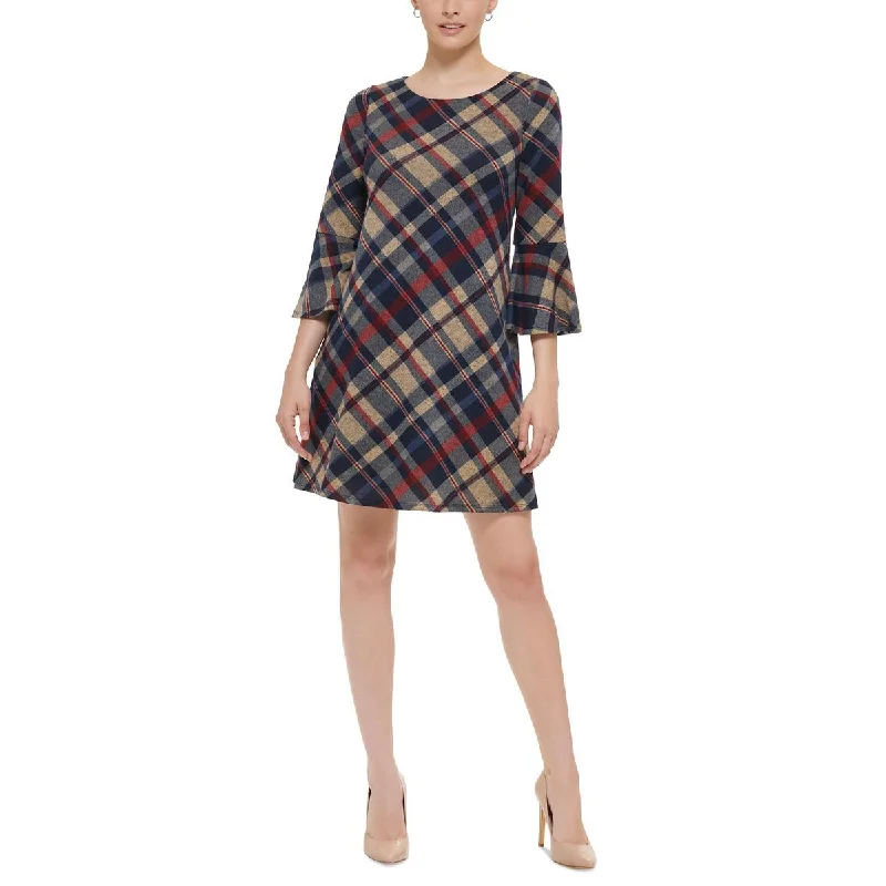 The Best Prices Jessica Howard Womens Plaid Mini Shift Dress