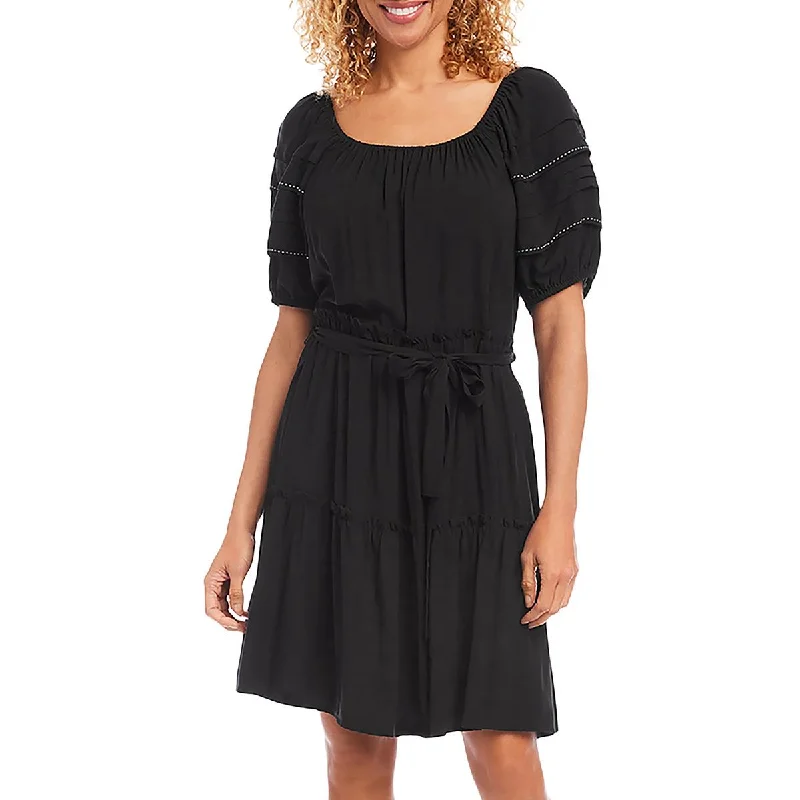 Special Promotion Karen Kane Womens Tiered A-Line Fit & Flare Dress
