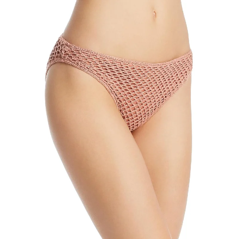 Minkpink Womens Adrift Cheeky Crochet Bikini Swim Bottom