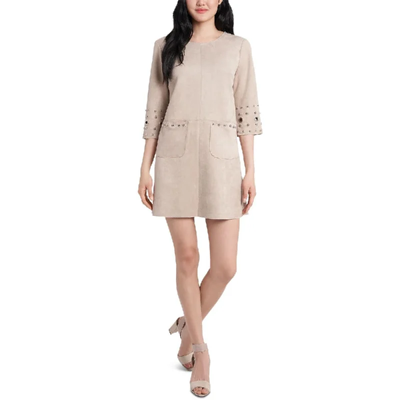Special Buy MSK Womens Petites Faux Suede Above Knee Shift Dress