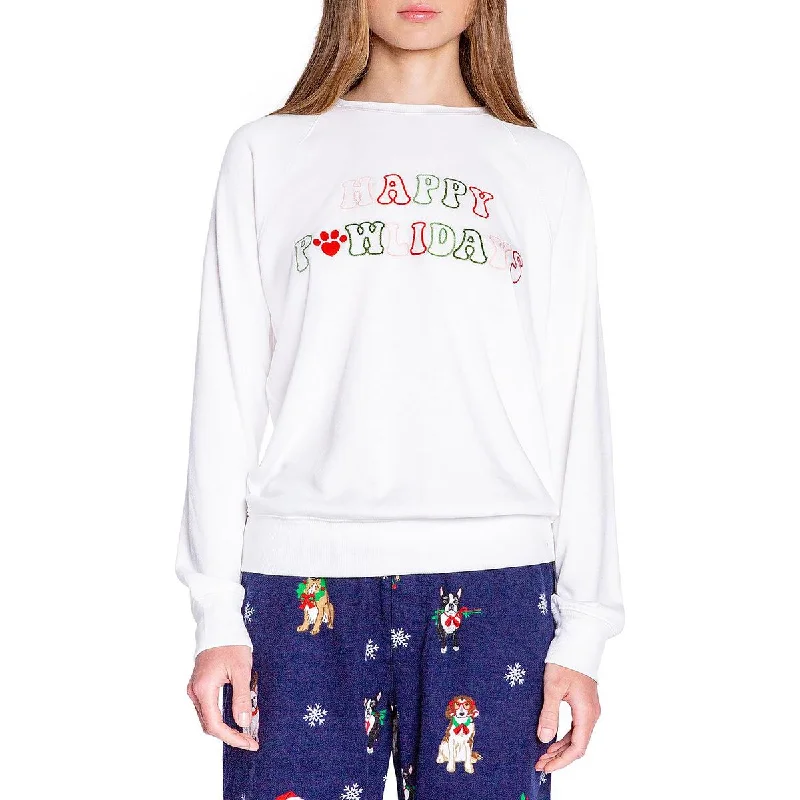 Price Drop Alert P.J. Salvage Womens Happy Pawlidays Fleece Holiday Sleep Shirt