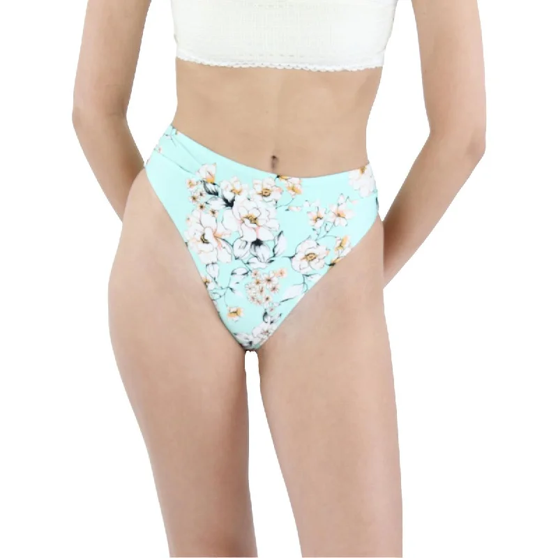 PQ Swim Womens Full Coverage Floral Swim Bottom Separates