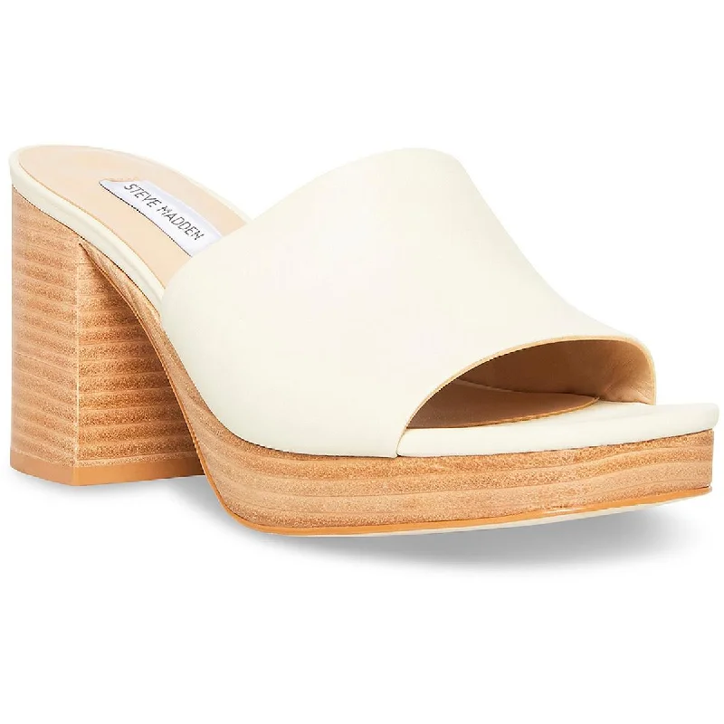Holiday Sale Steve Madden Womens Elda Breathable Slide On Heels