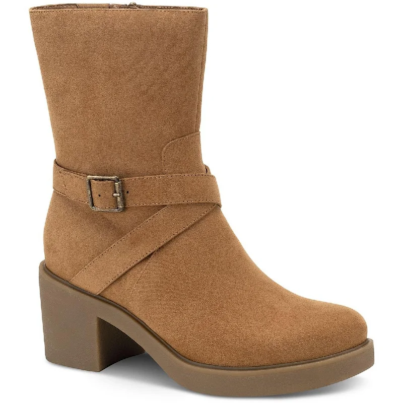 Deal Zone Style & Co. Womens Bessiee Zipper Round Toe Booties