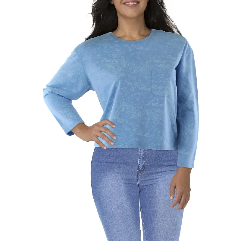Loyalty Reward Weatherproof Vintage Womens Crop Crewneck Pullover Top