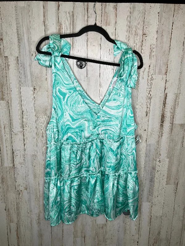 Blue Top Sleeveless Cmc, Size 2x